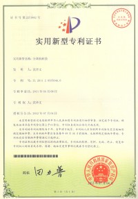 实用新型专利证书(Utility model patent)
