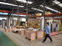 仓储离心铸造件区(casting piece storage area)