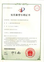 实用新型专利证书(Utility model patent)