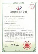 实用新型专利证书(Utility model patent)